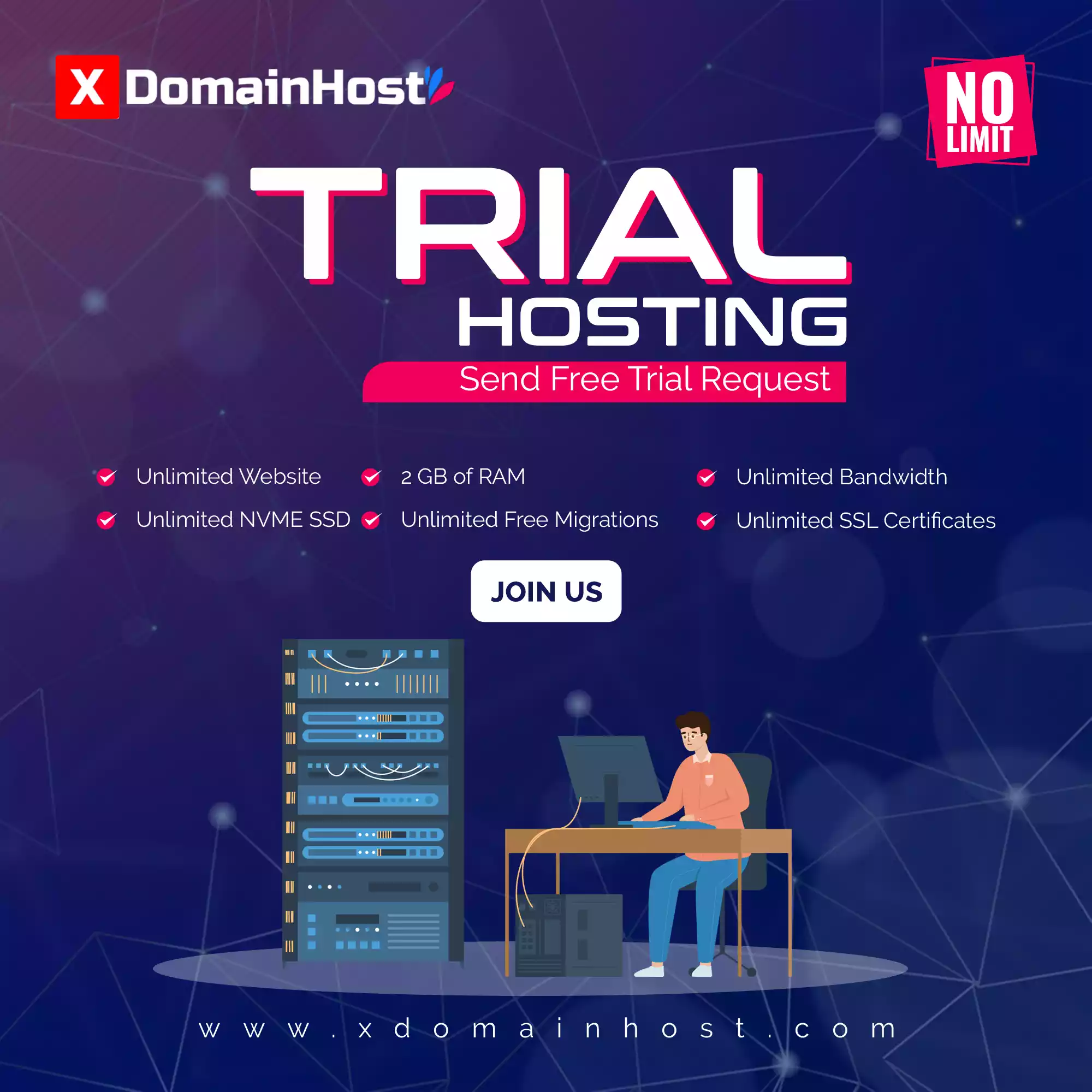 Trial Xdoaminhost
